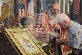 Сливен - литургия - Отец Серафим