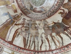 Kazanlak Tomb - original - frescoes - UNESCO