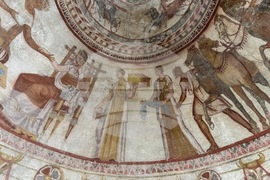 Kazanlak Tomb - original - frescoes - UNESCO