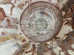 Kazanlak Tomb - original - frescoes - UNESCO