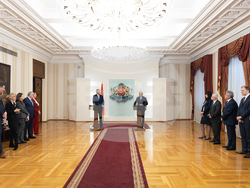 Президентът на Черна гора Мило Джуканович е на официално посещение у нас по покана на българския държавния глава