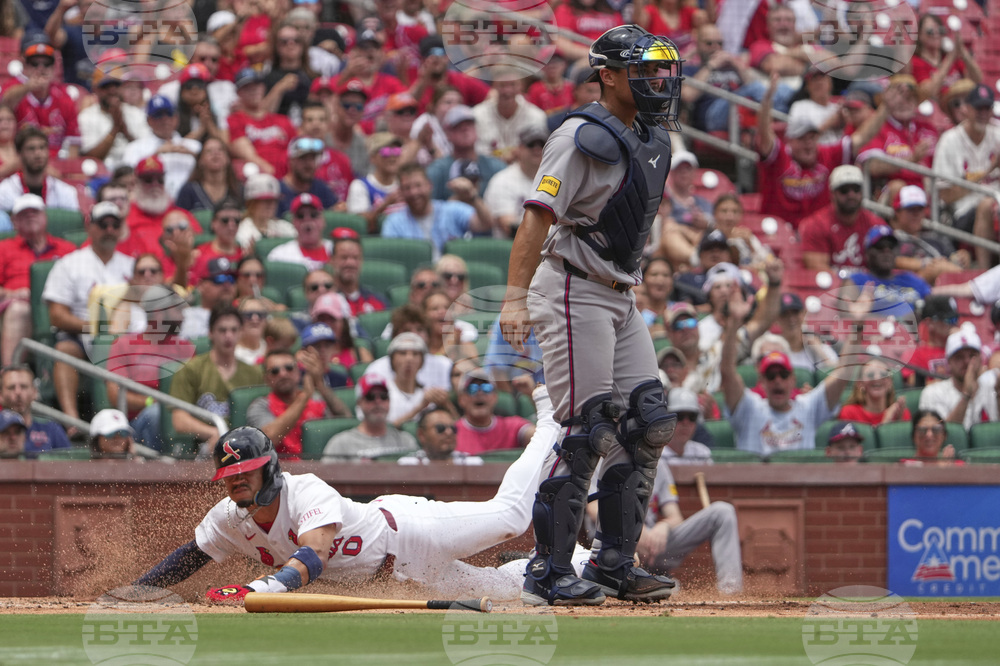 Braves Cardinals Baseball