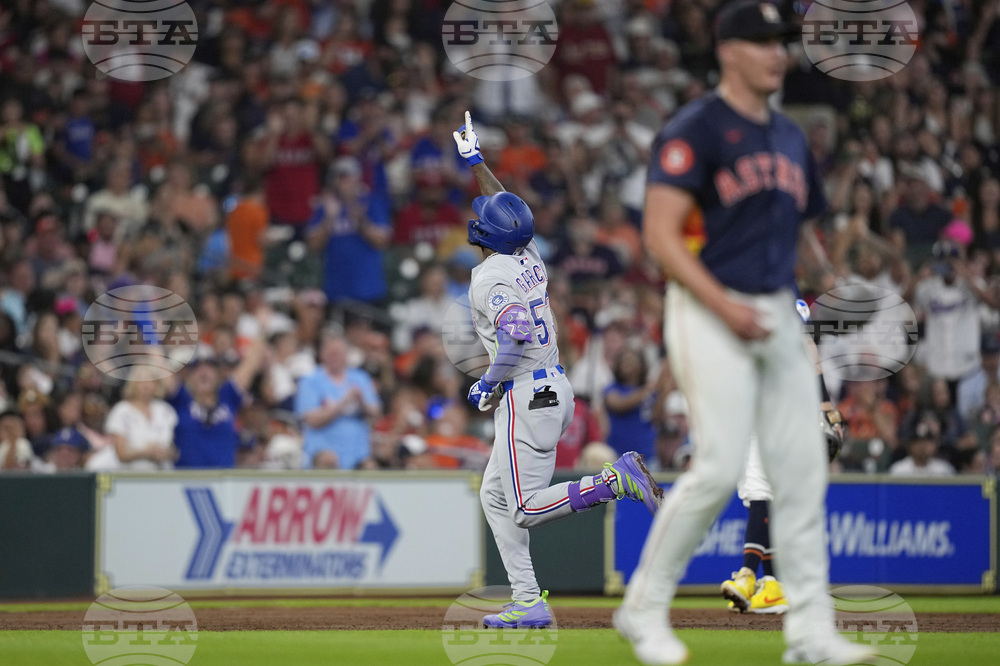 Rangers Astros Baseball