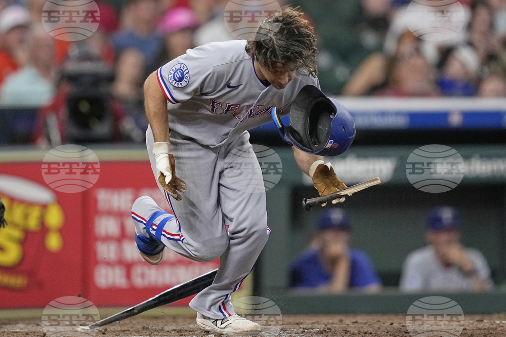 Rangers Astros Baseball