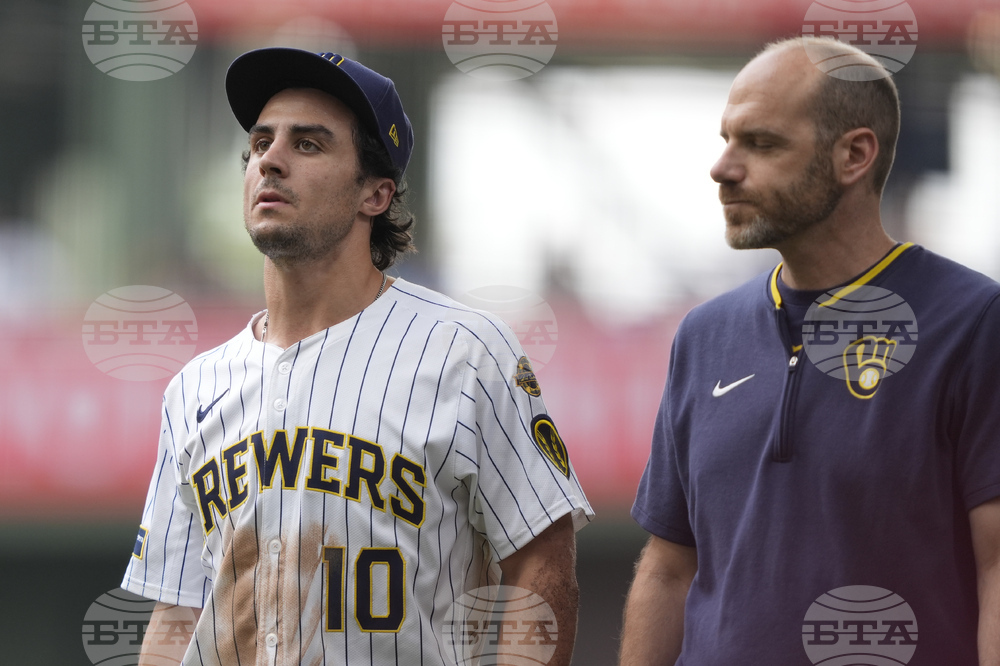 Nationals Brewers Baseball