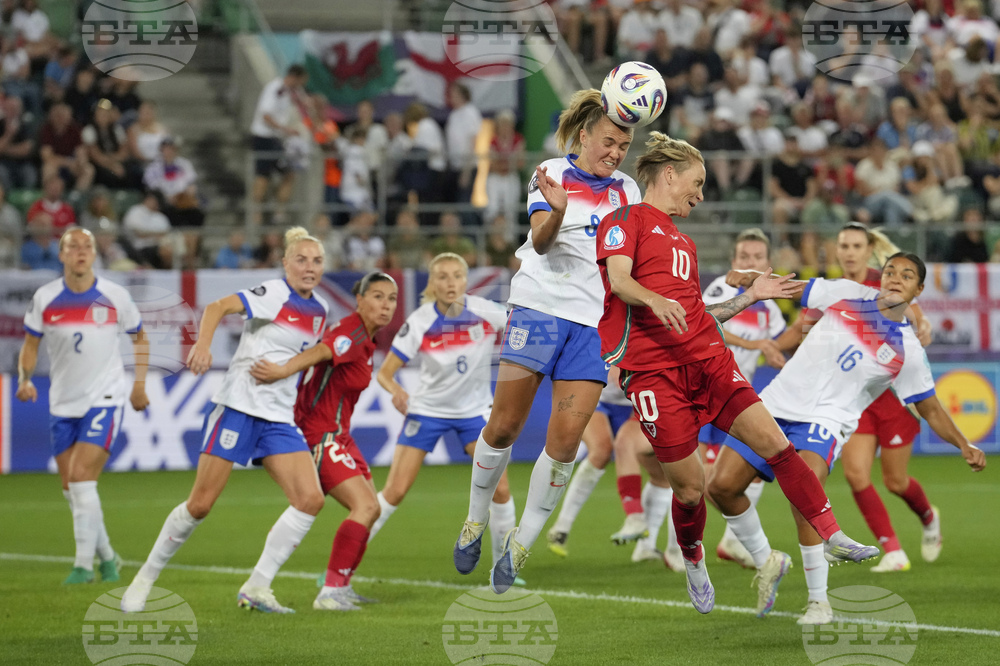 Euro 2025 England Wales Soccer