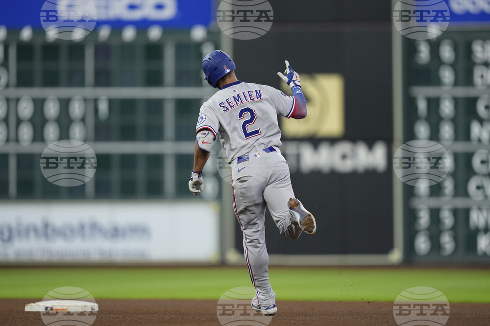 Rangers Astros Baseball