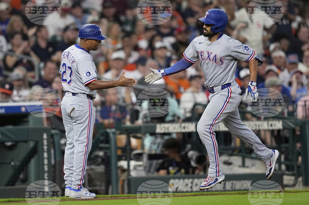 Rangers Astros Baseball