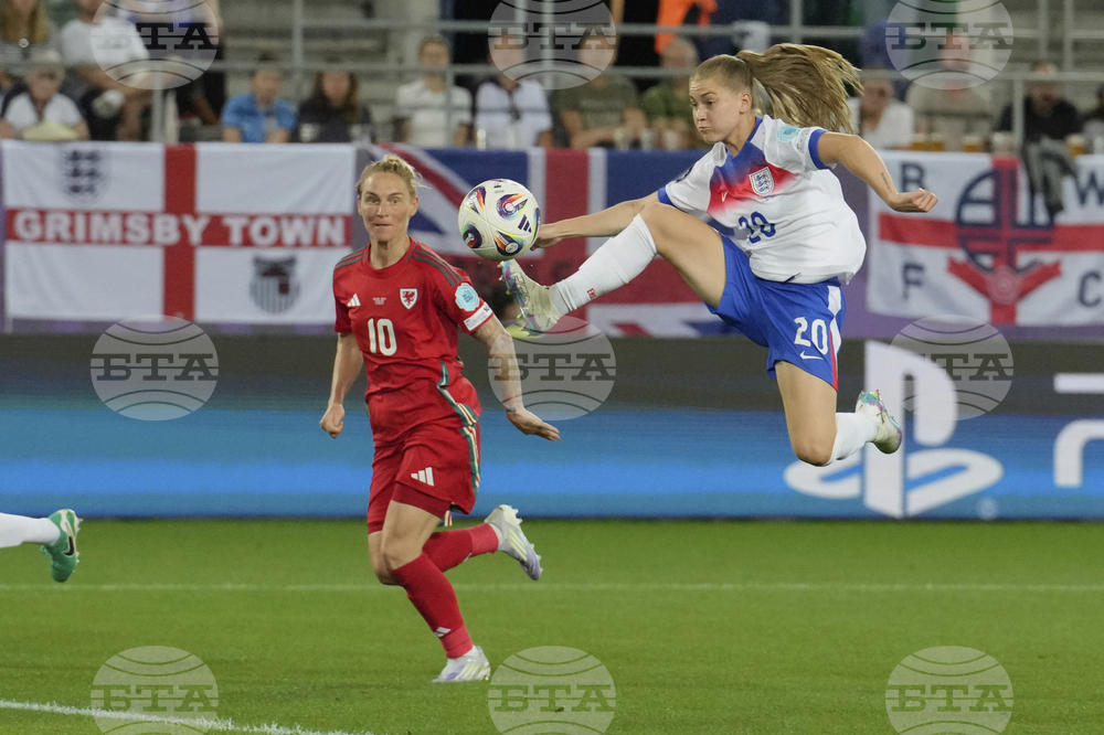 APTOPIX Euro 2025 England Wales Soccer