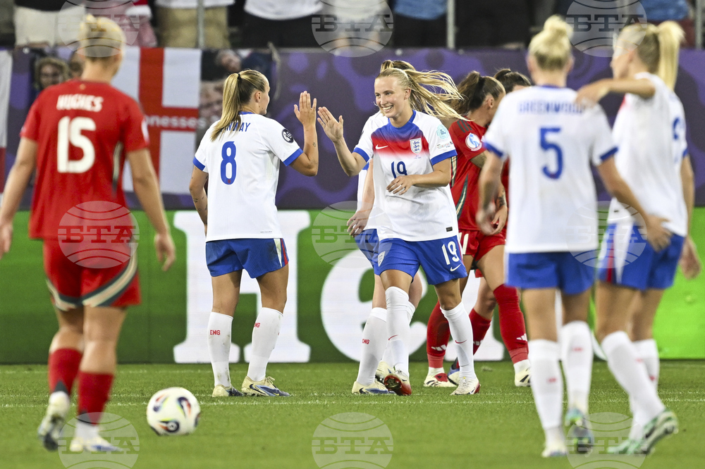 Euro 2025 England Wales Soccer