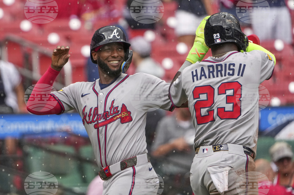 Braves Cardinals Baseball