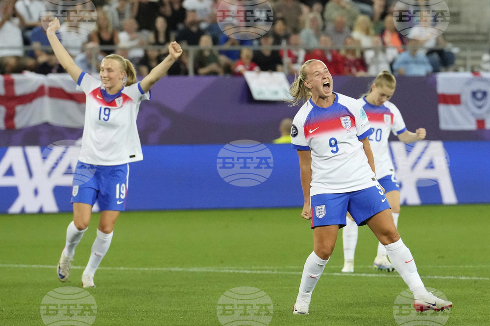 APTOPIX Euro 2025 England Wales Soccer