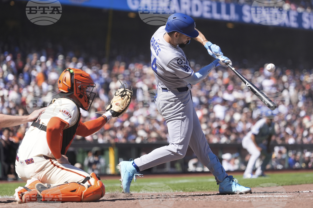 Dodgers Giants Baseball