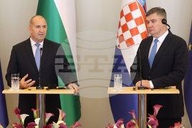 Хърватия - Румен Радев - Зоран Миланович - пресконференция