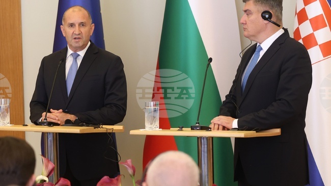 President Radev: Bulgaria, Croatia Crucial to Southeast European Stability