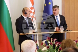 Хърватия - Румен Радев - Зоран Миланович - пресконференция