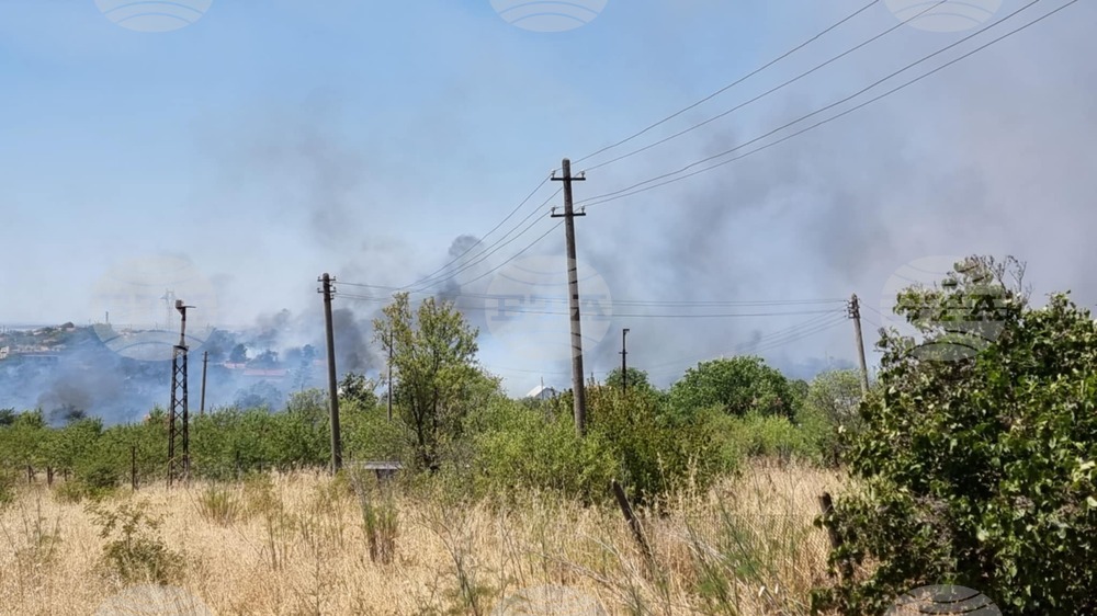 Wildfire Burns Down 25 Houses near Burgas
