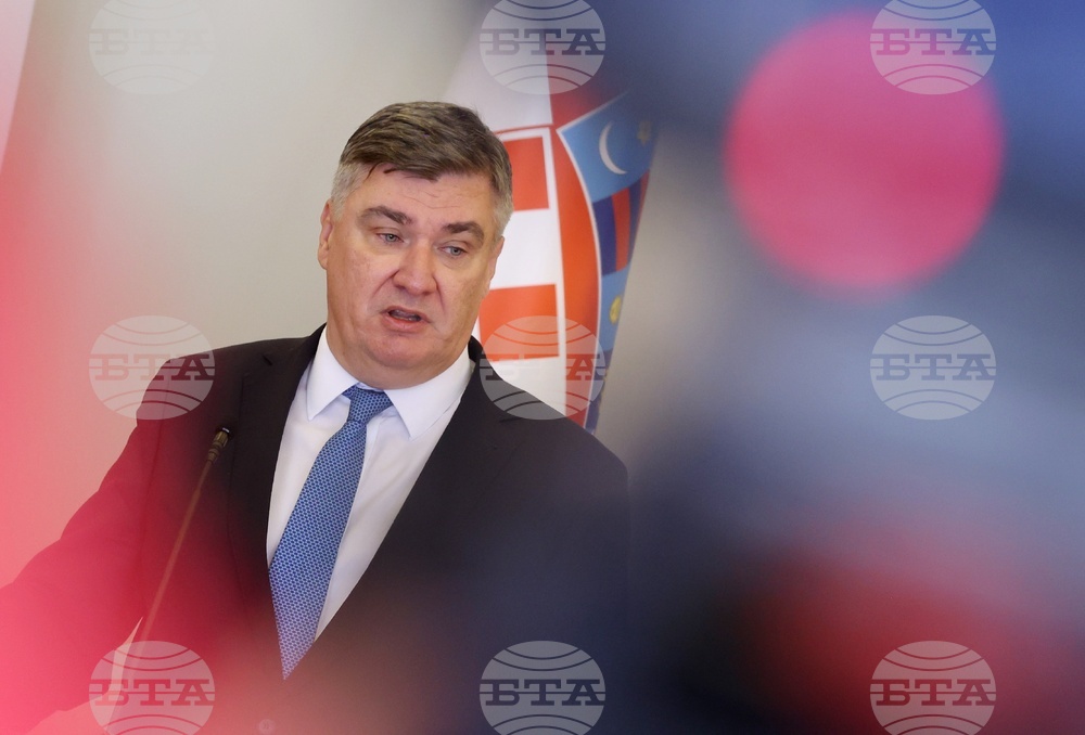 Хърватия - Румен Радев - Зоран Миланович - пресконференция
