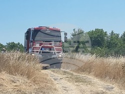 Бургас - местност Острицата - пожар