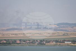 Бургас - местност Острицата - пожар