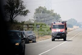 Бургас - местност Острицата - пожар