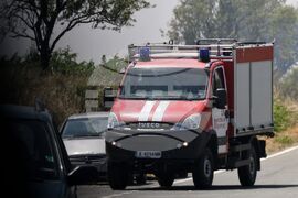 Бургас - местност Острицата - пожар