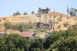 Бургас - местност Острицата - пожар