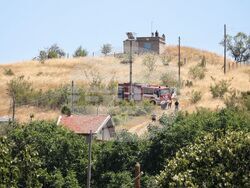 Бургас - местност Острицата - пожар