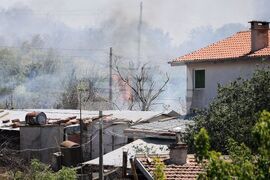 Бургас - местност Острицата - пожар