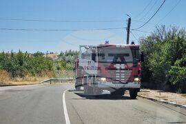 Бургас - местност Острицата - пожар