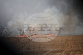 Бургас - местност Острицата - пожар
