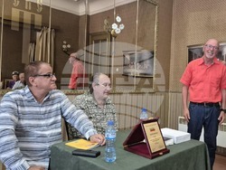 Георги Ангелов е тазгодишният носител на наградата „Георги Джагаров“. Снимка: СБП