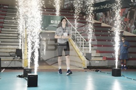 Зала "Христо Ботев" - световни шампионки по волейбол до 19 години - посрещане