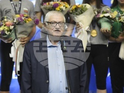 Зала "Христо Ботев" - световни шампионки по волейбол до 19 години - посрещане