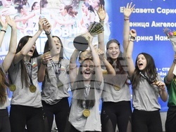 Зала "Христо Ботев" - световни шампионки по волейбол до 19 години - посрещане