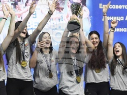 Зала "Христо Ботев" - световни шампионки по волейбол до 19 години - посрещане