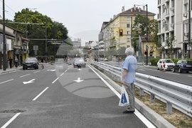 Улица ,,Опълченска"  - протест - ремонт