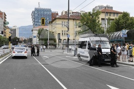 Улица ,,Опълченска"  - протест - ремонт