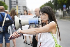 Улица ,,Опълченска" - протест - ремонт