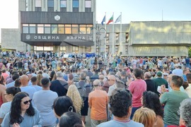 Варна - протест в подкрепа на задържания кмет на града Благомир Коцев