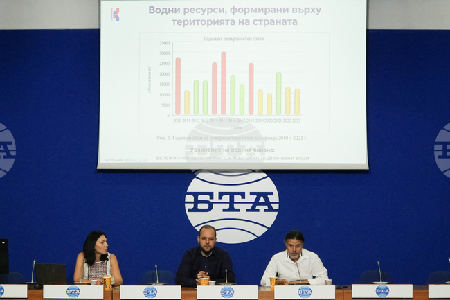 Национален пресклуб на БТА София - „България пресъхва: Изтича не само водата, а и времето за действие” - лекция