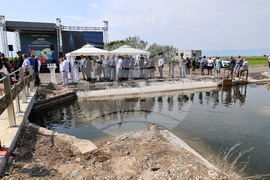 Съединение - Георги Тахов - реконструиран напоителен канал - откриване