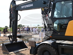 Съединение - Георги Тахов - реконструиран напоителен канал - откриване