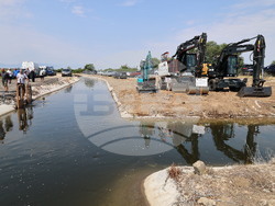 Съединение - Георги Тахов - реконструиран напоителен канал - откриване