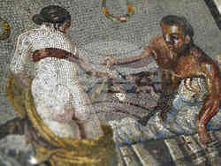 Italy Pompeii Mosaic