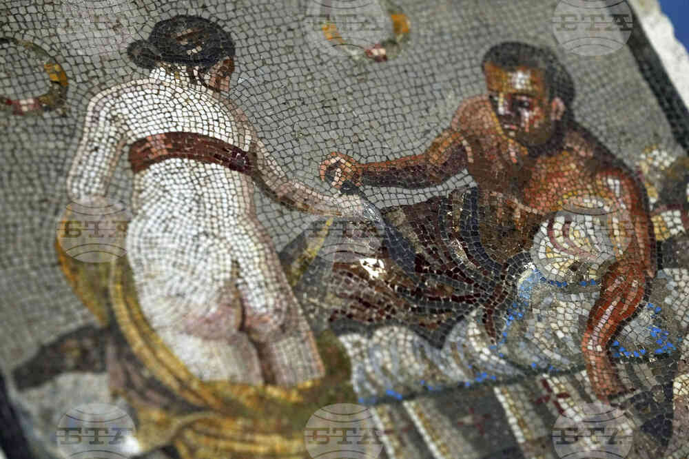 Italy Pompeii Mosaic