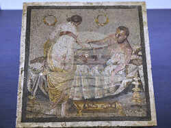 Italy Pompeii Mosaic