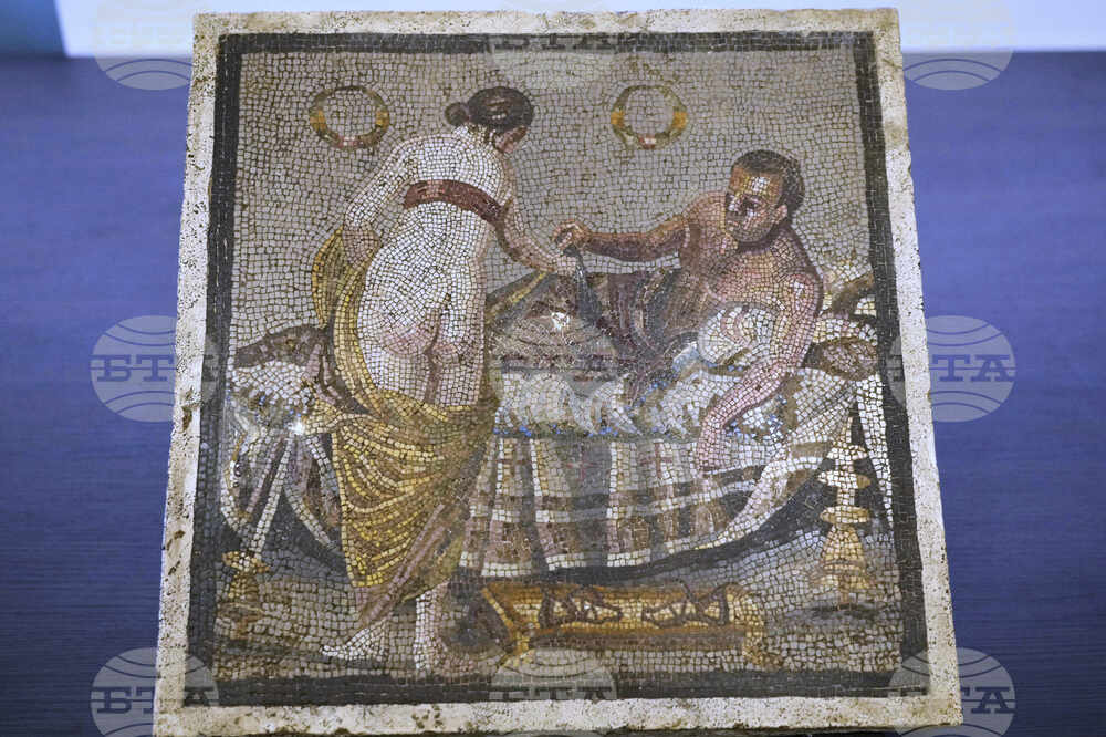 Italy Pompeii Mosaic