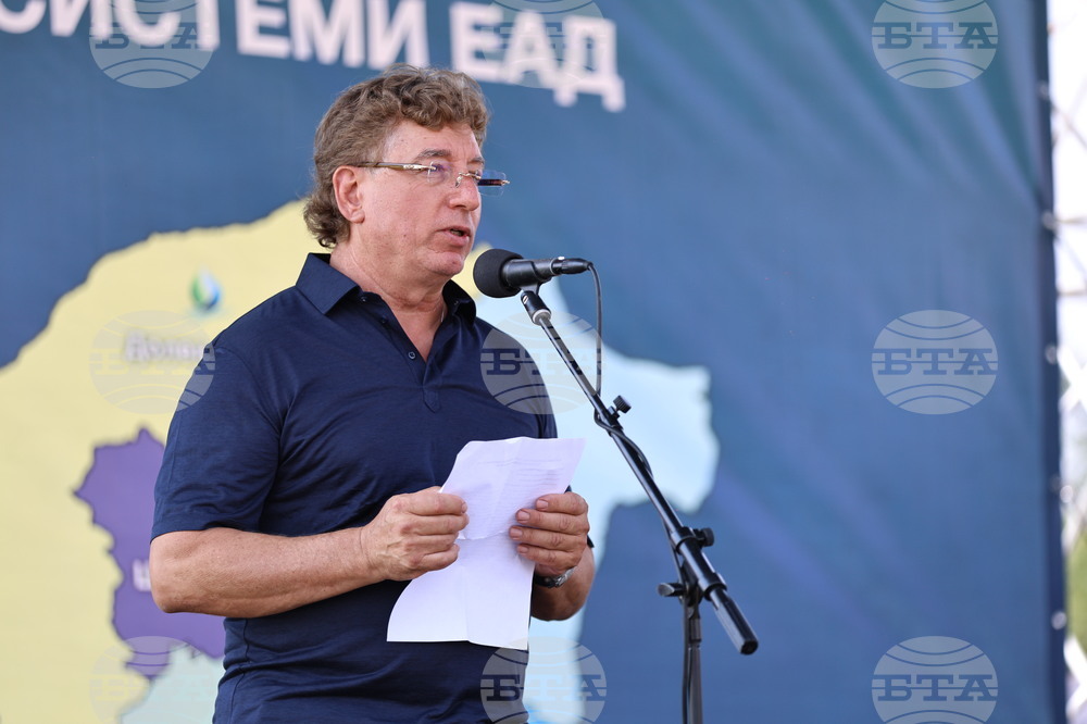 Съединение - Георги Тахов - реконструиран напоителен канал - откриване