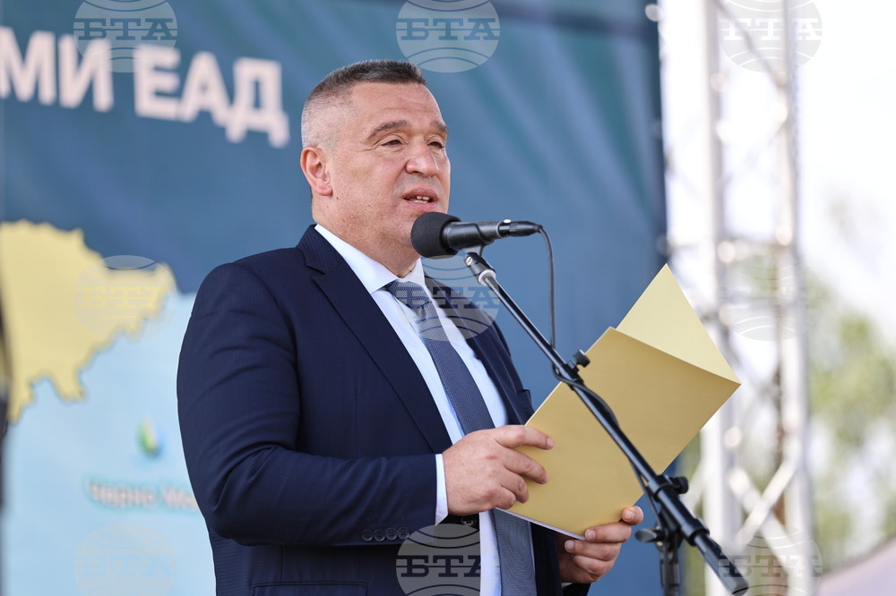 Съединение - Георги Тахов - реконструиран напоителен канал - откриване